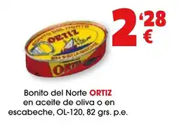 TOP Cash & Carry ORTIZ Bonito del Norte en aceite de oliva o en escabeche oferta