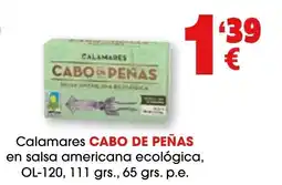 TOP Cash & Carry CABO DE PEÑAS Calamares en salsa americana ecológica oferta