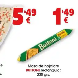 TOP Cash & Carry BUITONI Masa de hojaldre rectangular oferta