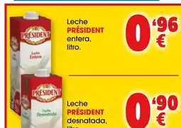 TOP Cash & Carry PRÉSIDENT Leche entera oferta