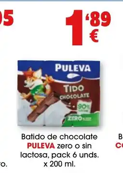 TOP Cash & Carry PULEVA Batido de chocolate zero o sin lactosa oferta