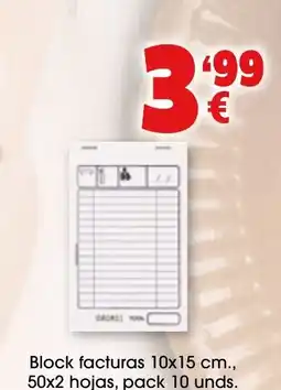 TOP Cash & Carry Block facturas oferta