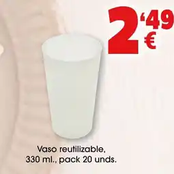 TOP Cash & Carry Vaso reutilizable oferta