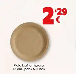 TOP Cash & Carry Plato kraft antigrasa oferta