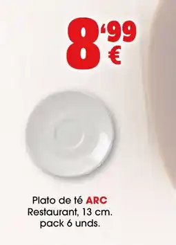 TOP Cash & Carry ARC Plato de té Restaurant oferta
