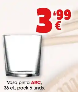 TOP Cash & Carry ARC Vaso pinta oferta