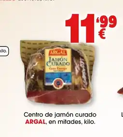 TOP Cash & Carry ARGAL Centro de jamón curado en mitades oferta