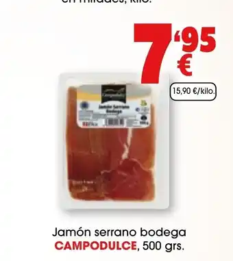 TOP Cash & Carry CAMPODULCE Jamón serrano bodega oferta