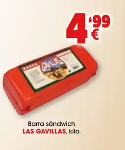 TOP Cash & Carry LAS GAVILLAS Barra sándwich oferta