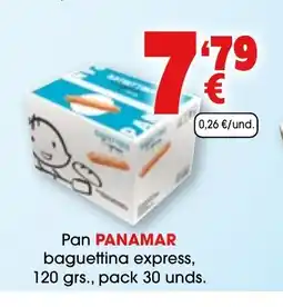 TOP Cash & Carry PANAMAR Pan baguettina express oferta