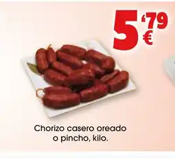 TOP Cash & Carry Chorizo casero oreado o pincho oferta