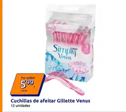 Action Cuchillas de afeitar Gillette Venus oferta