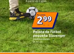 Action Pelota de fútbol pequeña Slazenger oferta