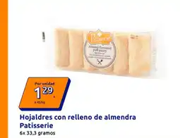 Action Hojaldres con relleno de almendra oferta