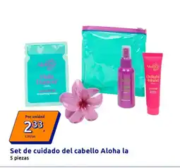 Action Set de cuidado del cabello Aloha la 5 piezas oferta