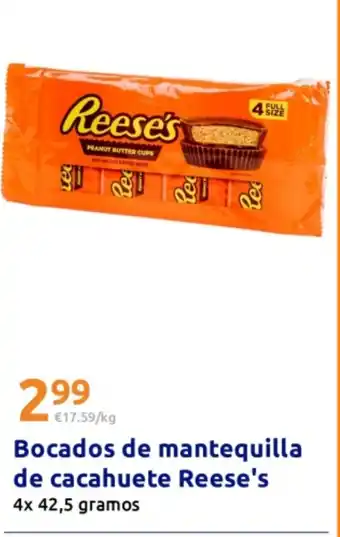 Action REESE'S Bocados de mantequilla de cacahuete oferta