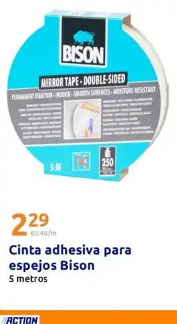 Action BISON Cinta adhesiva para espejos oferta