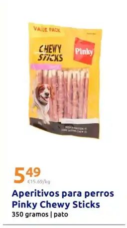 Action Aperitivos para perros Pinky Chewy Sticks oferta