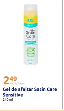 Action Gel de afeitar Satin Care Sensitive oferta
