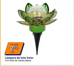 Action Lámpara de loto Solar oferta