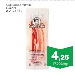 Sorli SEÑORA JULIA Cansalada curada oferta