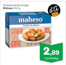 Sorli MAHESO Varetes de formatge oferta