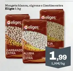 Sorli ELIGES Mongeta blanca, cigrons o llenties extra oferta