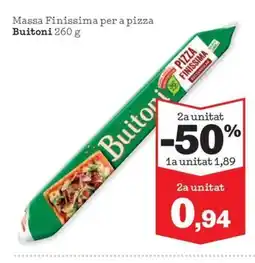 Sorli BUITONI Massa Finissima per a pizza oferta