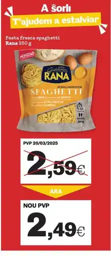 Sorli RANA Pasta fresca spaghetti oferta