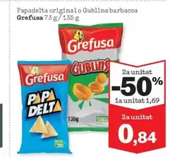 Sorli GREFUSA Papadelta original o Gublins barbacoa oferta