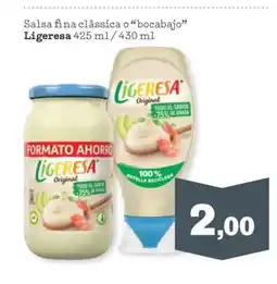 Sorli LIGERESA Salsa fina clàssica o bocabajo oferta