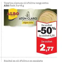 Sorli ALBO Tonyina clara en oli d'oliva verge extra oferta