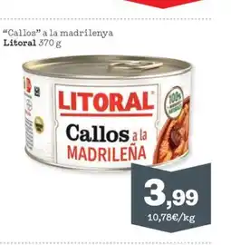Sorli LITORAL Callos a la madrilenya oferta