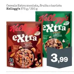 Sorli KELLOG'S Cereals Extra xocolata, fruita o barista oferta