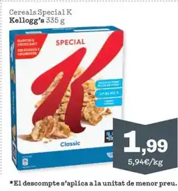 Sorli KELLOGG'S Cereals Special K oferta