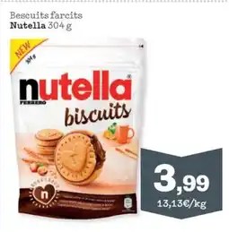 Sorli NUTELLA Bescuits farcits oferta