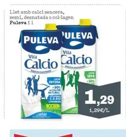 Sorli PULEVA Llet amb calci sencera, semi, desnatada o col·lagen oferta