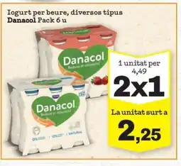 Sorli DANACOL Iogurt per beure, diversos tipus oferta