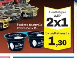 Sorli YOPRO Postres naturals oferta