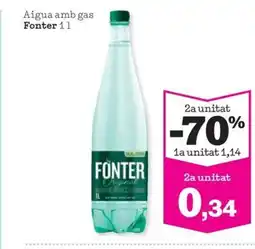 Sorli FONTER Aigua amb gas oferta