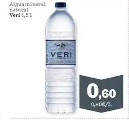 Sorli VERI Aigua mineral natural oferta