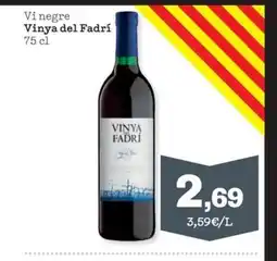 Sorli VINYA DEL FADRÍ Vi negre oferta