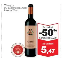 Sorli PORTIA Vi negre DO Ribera del Duero oferta