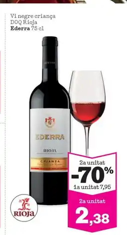 Sorli EDERRA Vi negre criança DOQ Rioja oferta