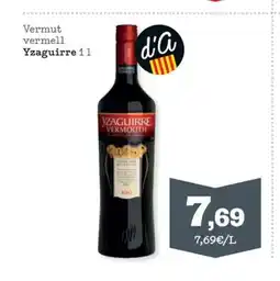 Sorli YZAGUIRRE Vermut vermell oferta