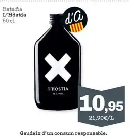 Sorli L'HÓSTIA Ratafia oferta