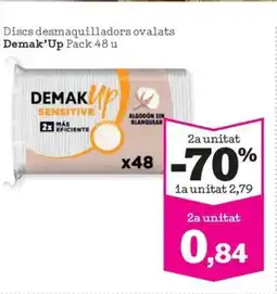 Sorli DEMAK'UP Discs desmaquilladors ovalats oferta