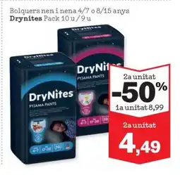 Sorli DRYNITES Bolquers nen i nena 4/7 o 8/15 anys oferta