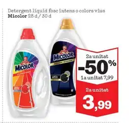Sorli MICOLOR Detergent líquid fosc intens o colors vius oferta