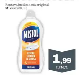 Sorli MISTOL Rentavaixelles a mà original oferta
